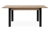Jedálenský stôl s rozkladacou funkciou Talida 100x80 cm, dub artisan/čierny