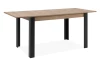 Jedálenský stôl s rozkladacou funkciou Talida 100x80 cm, dub artisan/čierny