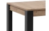 Jedálenský stôl s rozkladacou funkciou Talida 100x80 cm, dub artisan/čierny