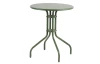 Okrúhly záhradný stôl Plano, priemer 60 cm, zelený