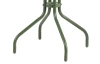 Okrúhly záhradný stôl Plano, priemer 60 cm, zelený