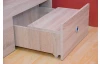 Posteľ s úložným priestorom Patrik 90x200 cm, dub sonoma