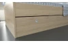 Posteľ s úložným priestorom Patrik 90x200 cm, dub sonoma