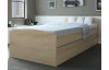 Posteľ s úložným priestorom Patrik 90x200 cm, dub sonoma