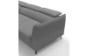 Rohová sedacia súprava Mango, stredne šedá látka, ľavý roh