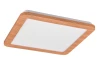 Stropné LED osvetlenie Camillus 30x30 cm, imitácia dreva