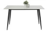 Jedálenský stôl Marina 140x80 cm, biela imitácia mramoru