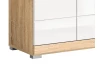Kúpeľňová skrinka pod umývadlo Lambada, dub sonoma/biela lesk