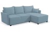 Rohová sedacia súprava Livorno, modrá aqua látka