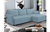 Rohová sedacia súprava Livorno, modrá aqua látka