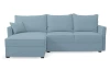 Rohová sedacia súprava Livorno, modrá aqua látka