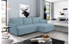 Rohová sedacia súprava Livorno, modrá aqua látka