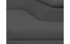 Rohová sedacia súprava Othello, tmavo šedá látka, pravý roh