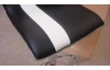Barová stolička Mia, čierna ekokoža