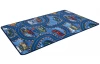 Koberec Autá 80x120 cm, modrý
