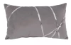 Dekoračný vankúš Vanessa 30x50 cm, strieborný