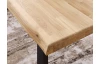 Jedálenský stôl z dubového dreva Chris U, 180x100 cm