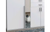 Šatníková skriňa Vanea, 270 cm, biela