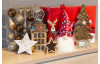 Vianočná dekorácia stromček s kožušinou