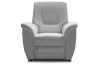 Elektrické relaxačné TV kreslo Relaxness, svetlo šedá látka