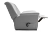 Elektrické relaxačné TV kreslo Relaxness, svetlo šedá látka