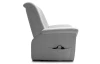 Elektrické relaxačné TV kreslo Relaxness, svetlo šedá látka