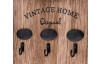 Vešiak na kľúče Vintage Home 20x30 cm, drevený