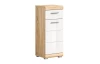 Kúpeľňová stojacia skrinka Lambada, dub sonoma/biela lesk