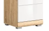 Kúpeľňová stojacia skrinka Lambada, dub sonoma/biela lesk