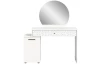 Toaletný stolík so zrkadlom Prismo, biely