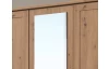 Šatníková skriňa Nadja, 135 cm, dub artisan/zrkadlo