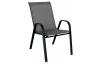 Záhradná stolička Nadja, šedá