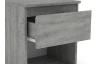 Skrinka /nočný stolík Carlos 401S, šedý beton