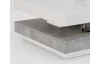 Konferenčný stolík Andy, biely / sivý betón