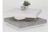 Konferenčný stolík Andy, biely / sivý betón