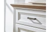 Komoda so zásuvkami Jasmin, bielená pínia/dub