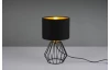 Stolová lampa Chuck, čierna/zlatá
