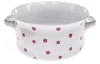 Miska chalupárska s bodkami, 560 ml, biela