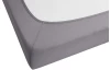 Napínacie prestieradlo Jersey Castell 90x200 cm, strieborné