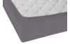 Napínacie prestieradlo Jersey Castell 90x200 cm, strieborné
