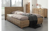 Ratanová posteľ Round 180x200 cm