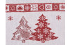 Vianočné prestieranie Stromček 48x33 cm, červený