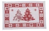 Vianočné prestieranie Stromček 48x33 cm, červený
