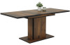 Rozkladací jedálenský stôl Ariana 120x80 cm, vintage optika dreva