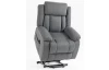 Kreslo s elektrickým polohovaním Christine, šedá látka