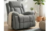 Kreslo s elektrickým polohovaním Christine, šedá látka