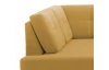 Rohová sedacia súprava Stilo, žltá látka, ľavý roh