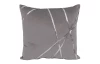 Dekoračný vankúš Vanessa 45x45 cm, striebornými s pruhmi