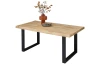 Jedálenský stôl z dubového dreva Chris U, 160x90 cm
