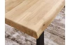 Jedálenský stôl z dubového dreva Chris U, 160x90 cm
